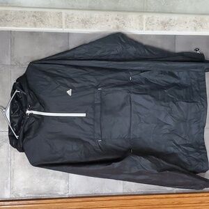 Adidas mens windbreaker black M medium
